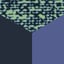 stumbling stencils/true navy/future dusk
