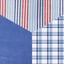 racing red stripe/blue chambray/soft sky small plaid