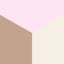 ivory/light/pink shadow