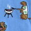 dogs grilling